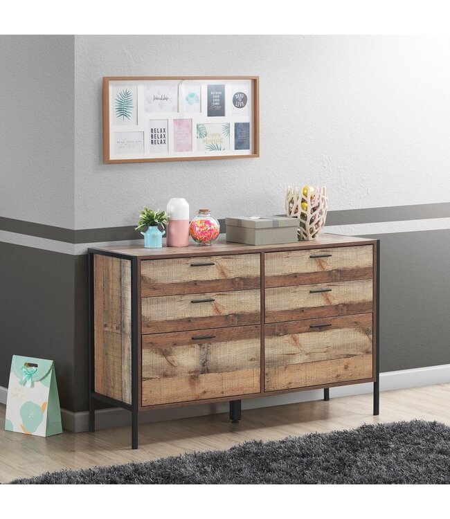 Timber Art Design Stretton 6 Drawer Chest