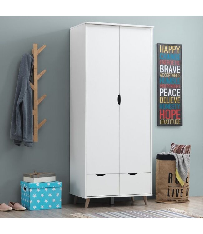Timber Art Design Pulford 2 Door Wardrobe