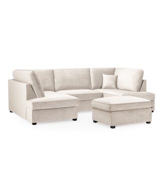 Carnaby Plush U Shape Corner Sofa