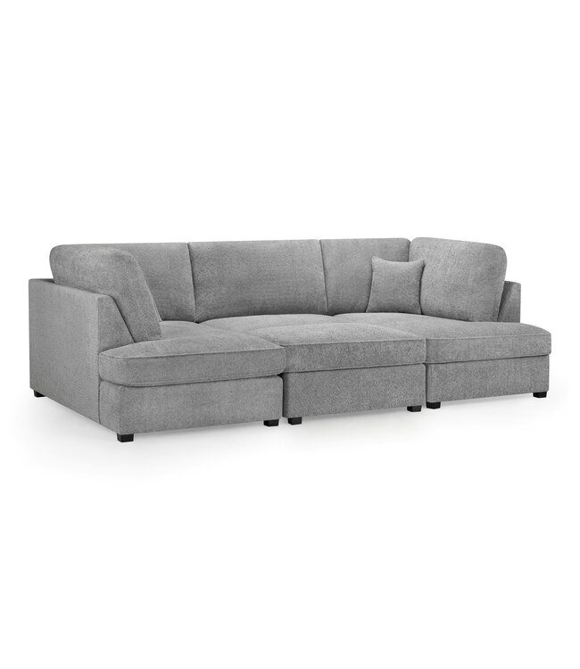 Carnaby Boucle U Shape Corner Sofa