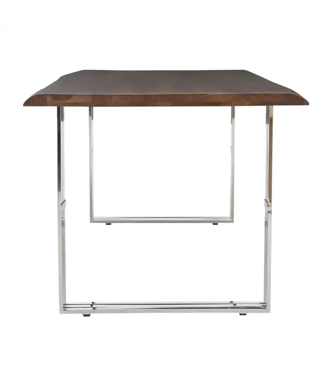 Hampstead Natural & Silver Dining Table