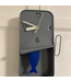 McGowan & Rutherford Grey Metal Sardine Tin Pendulum Wall Clock