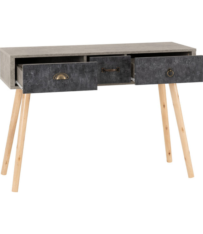 Seconique Nordic 3 Drawer Occasional Table