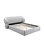 Birlea Milan Bed Frame Grey – Upholstered Fabric Statement Bed (Double & King)
