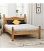 Corona Low Foot End Bed Frame – Solid Pine, Natural Wax Finish (Single & Double)