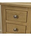 Julian Bowen Windsor Smokey Oak 3 Drawer Slim Bedside Table