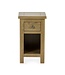 Julian Bowen Windsor Smokey Oak 1 Drawer Slim Bedside Table