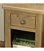Julian Bowen Windsor Smokey Oak 1 Drawer Slim Bedside Table