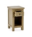 Julian Bowen Windsor Smokey Oak 1 Drawer Slim Bedside Table