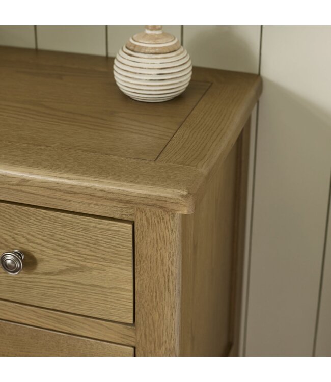 Julian Bowen Windsor Smokey Oak 4+2 Drawer Chest of Drawers