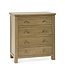 Julian Bowen Windsor Smokey Oak 4 Drawer Chest of Drawers