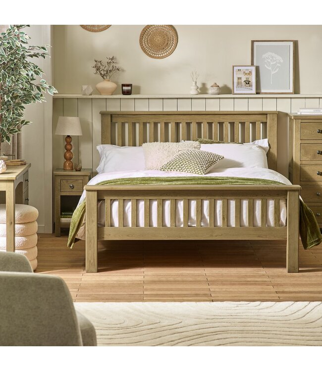Julian Bowen Windsor Smokey Oak Bed