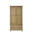 Julian Bowen Windsor Smokey Oak 2 Door 2 Drawer Wardrobe.