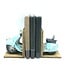 Vintage Scooter Bookends – Poly Resin Quirky Bookends for Modern Interiors
