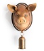 McGowan & Rutherford Large Pig with Bell Wall Head