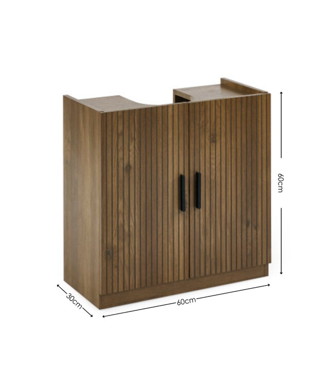 Julian Bowen Hampshire Under Sink Bathroom Storage Unit