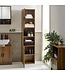 Julian Bowen Hampshire Walnut Effect Tall Bathroom Storage Cabinet
