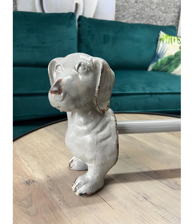 Dog Kitchen Roll Holder
