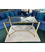 Golden Framed Console Table