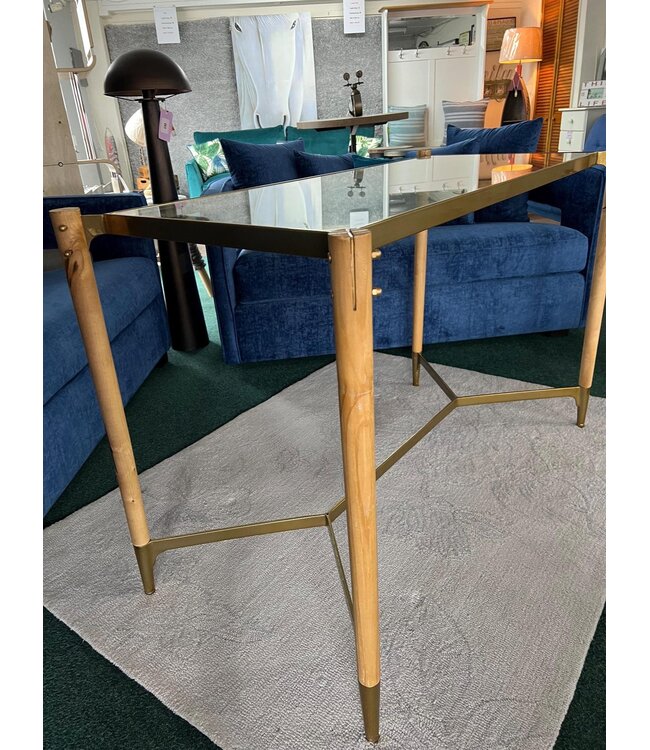 Golden Framed Console Table