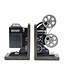 Projector  Bookends – Poly-Resin Pair (20cm) | Retro Shelf Decor