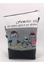 Foldover Pinguinfamilie