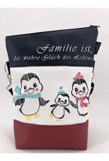 Foldover Pinguinfamilie