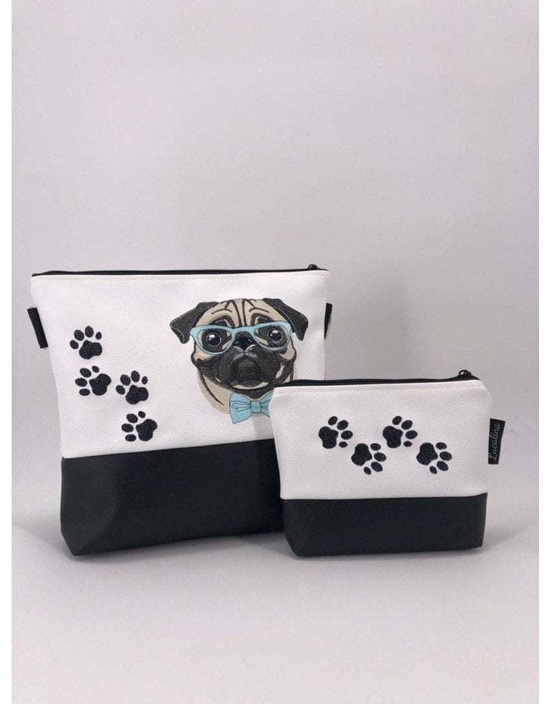 Milow Set - Hund - Mops mit Brille