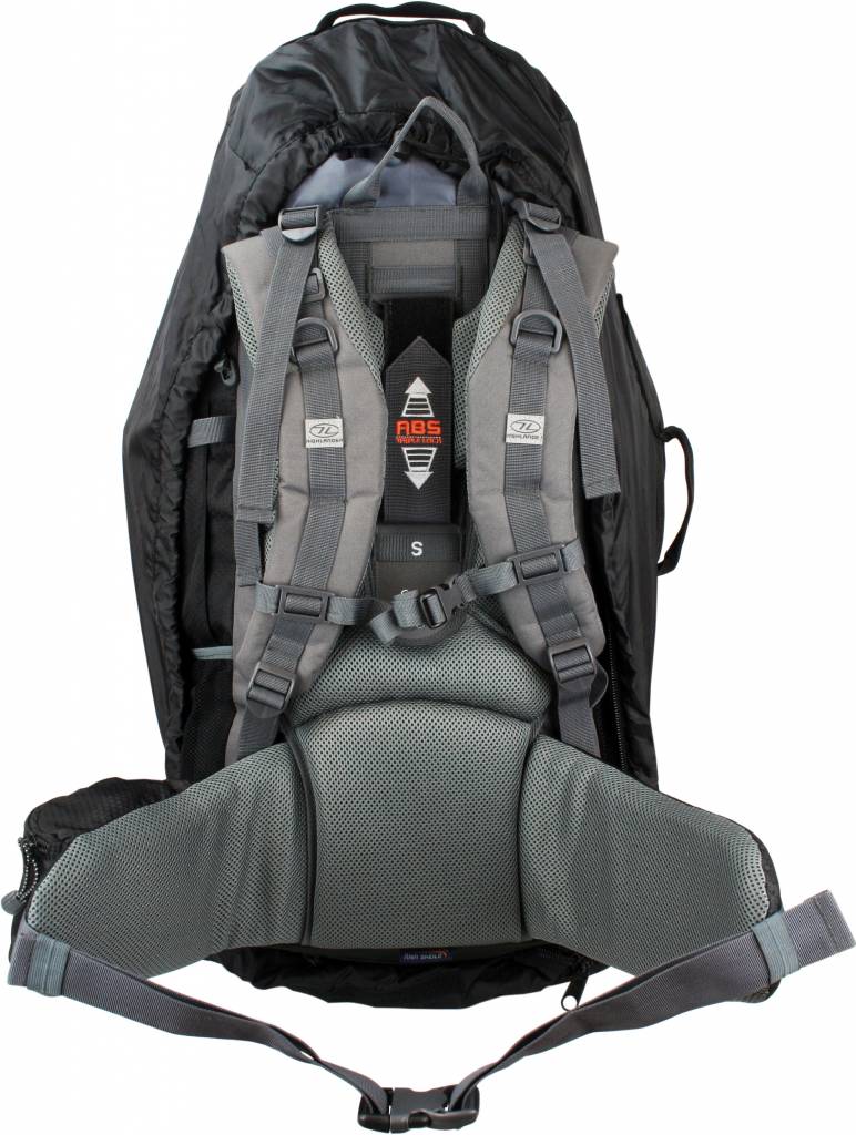 Het is de bedoeling dat Gebruikelijk federatie Highlander Combo cover 50-70l flightbag en regenhoes- zwart |  Backpackspullen.nl
