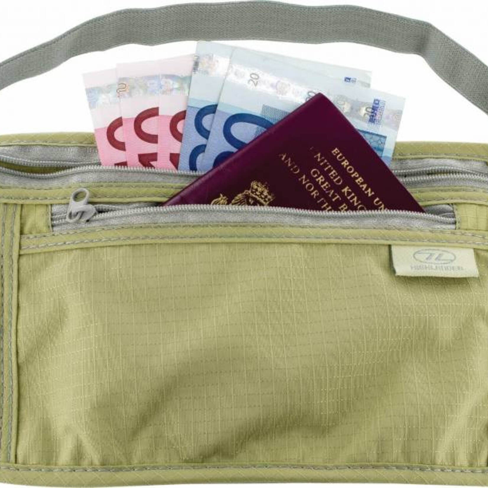 Highlander Moneybelt - veilige reisportemonnee - beige