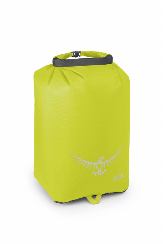 Doe herleven Ruwe olie Motel Ultralight Drysack - Waterdichte zak - 30 liter - Electric Lime |  Backpackspullen.nl