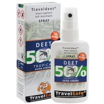 TravelDEET - 50% deet Spray - 60ml - exta strong tropical