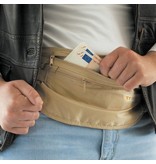 Travelsafe Travelsafe Moneybelt lichtgewicht – reisportemonnee - zwart – twee ritsen