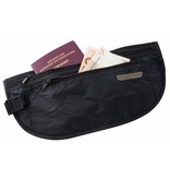 Travelsafe Travelsafe Moneybelt lichtgewicht – reisportemonnee - zwart – twee ritsen