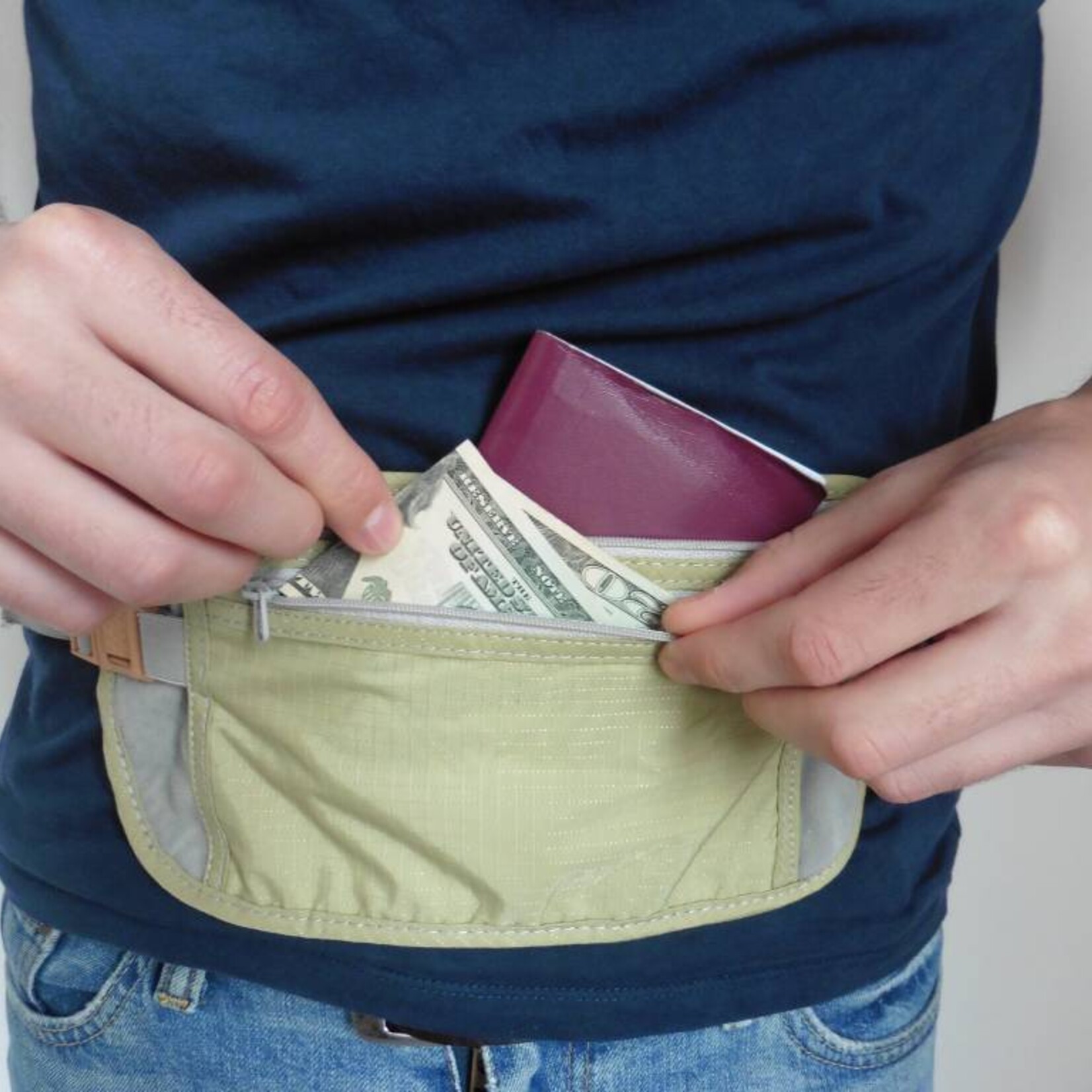 Highlander Moneybelt - veilige reisportemonnee - beige