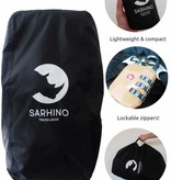 Sarhino Shield L 80-100l flightbag en regenhoes - zwart