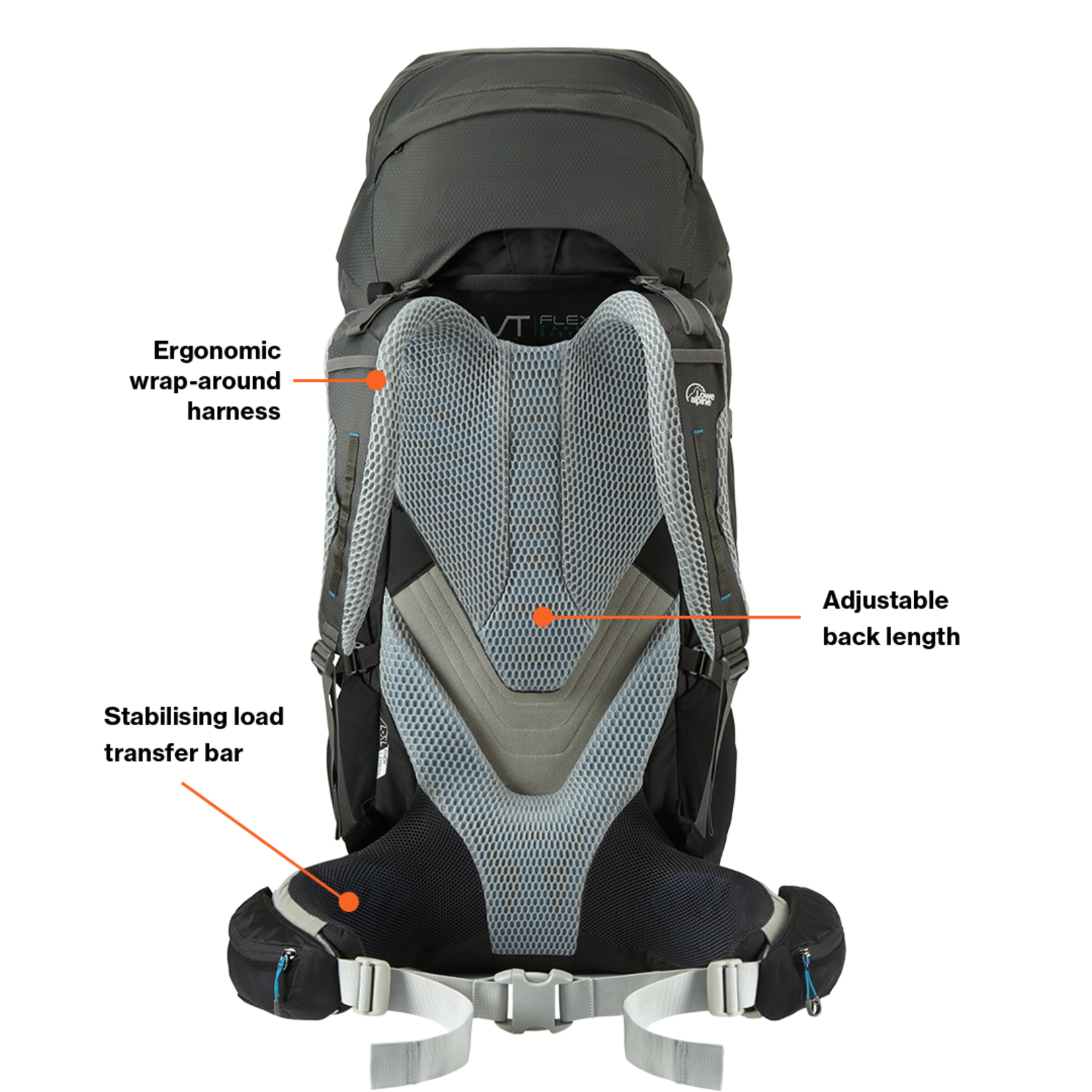 Lowe Alpine Lowe Alpine Cerro Torre  65:85l expeditie backpack heren