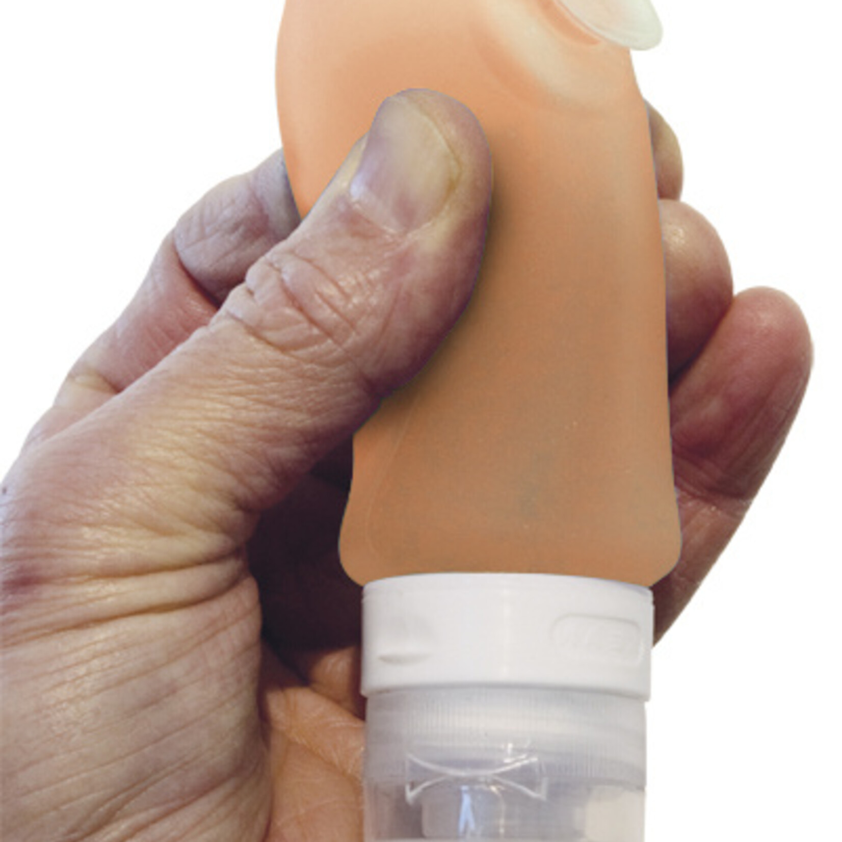 Travelsafe Squeeze Bottle 89 ml siliconen reisflesje - oranje