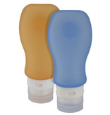 Travelsafe Squeeze Bottle 89 ml siliconen reisflesje - oranje