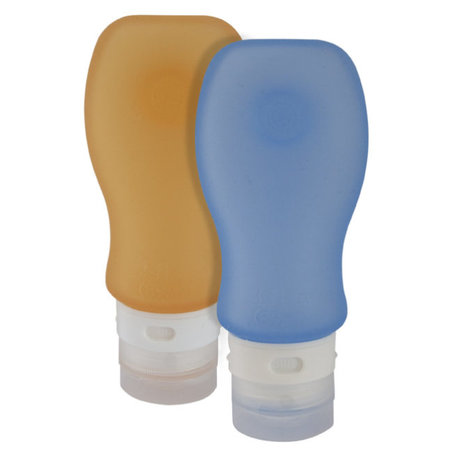 Travelsafe Squeeze Bottle 89 ml siliconen reisflesje - oranje