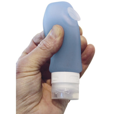 Travelsafe Squeeze Bottle 89 ml siliconen reisflesje - blauw