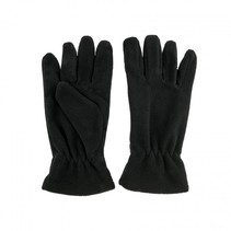 Fleece gloves medium - zwart