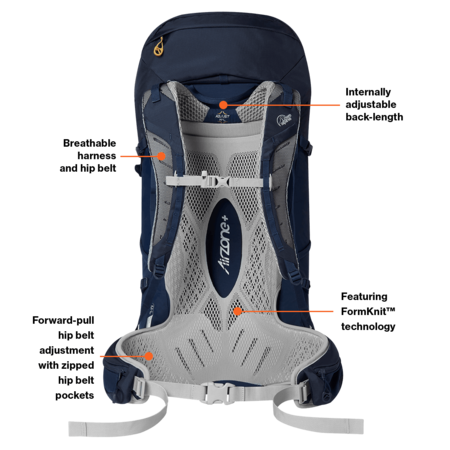 Lowe Alpine AirZone Trek ND 33:40l wandelrugzak dames - Navy