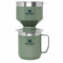 The Legendary Camp Mug en The Perfect Brew Pour Over - Hammertone Green - Giftset