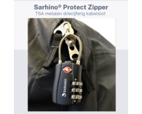 Protect Zipper TSA cijferslot 3 cijfers - zwart