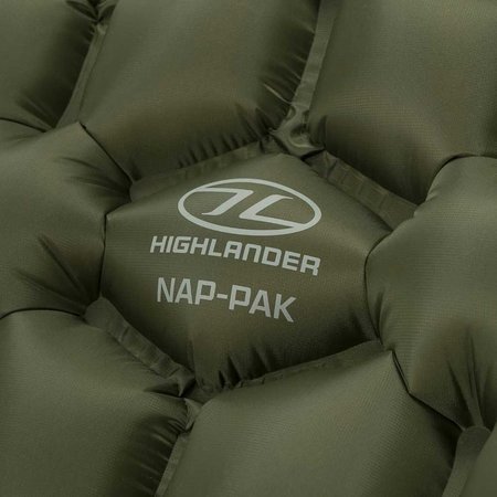 Highlander Highlander NAP PAK  opblaasbare slaapmat lichtgewicht- olive