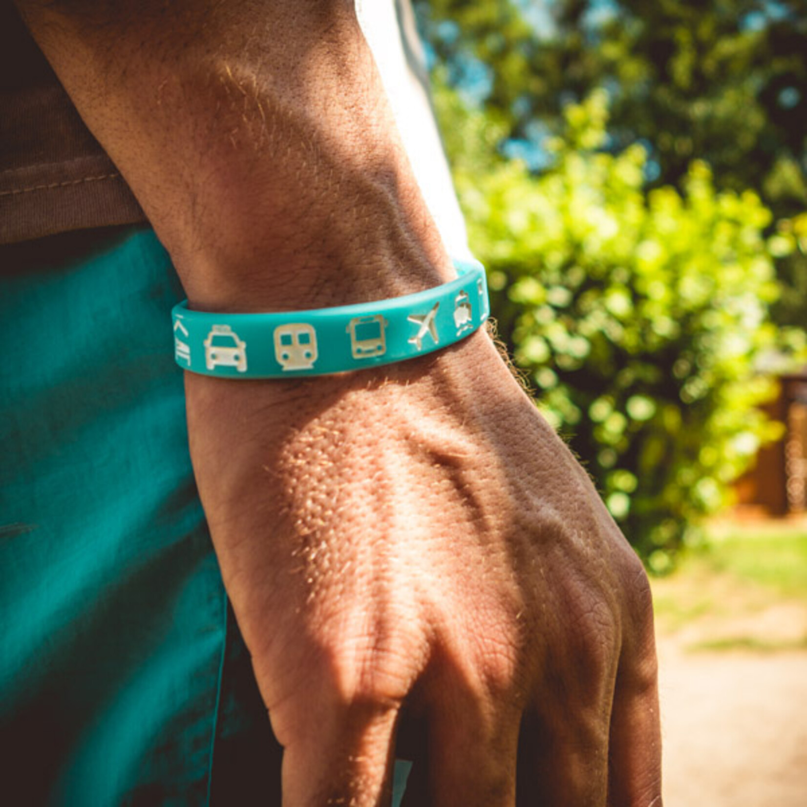 Ik ga op avontuur Travel bracelet reisbandje icons - dames / small