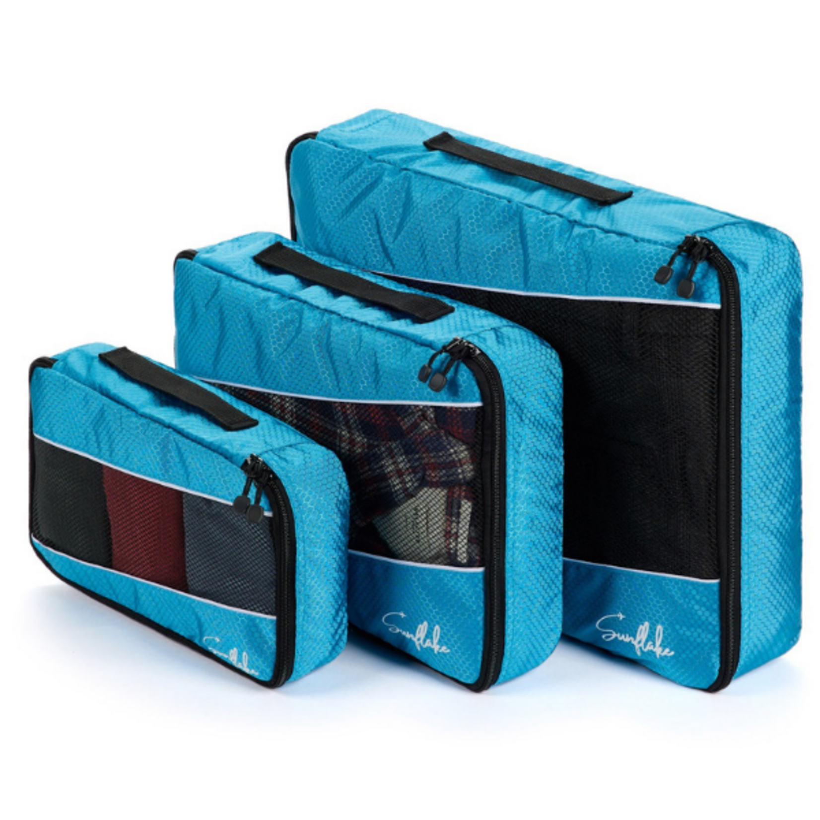 Sunflake Sunflake Packing Cubes Set  3 inpakzakken voor backpack of koffer