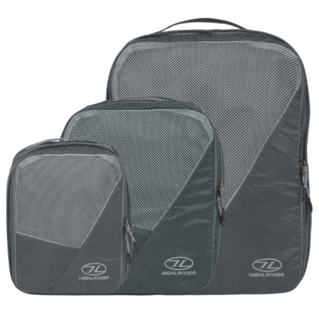 Highlander Highlander  Compakta Packing Cubes set compressie - grijs 