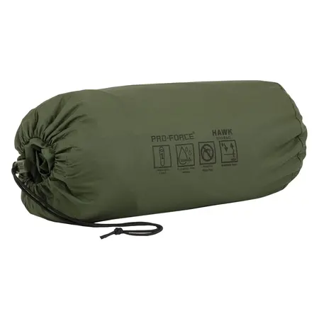 Highlander Hawk Bivi Bag - trekking slaapzak met mosquitonet - olive